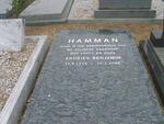 HAMMAN Andries Benjamin 1930-2005