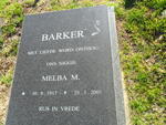 BARKER Melba M. 1917-2001