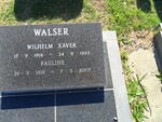 WALSER Wilhelm Xaver 1916-1993 & Pauline 1919-2007