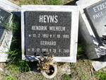 HEYNS Hendrik Wilhelm 1957-1995 :: HEYNS Gerhard 1955-2001
