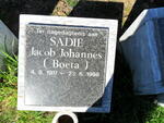 SADIE Jacob Johannes 1917-1998