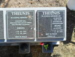 THEUNIS Deon 1976-2005 :: THEUNIS Rose nee KIEWIET 1940-2009