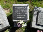 HOLLANDER Nicolaas 1918-1999 & Minnie 1918-1996