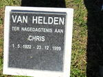 HELDEN Chris, van 1922-1999