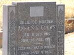 GOUWS Anna S.G. 1910-1990