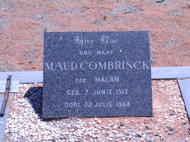COMBRINCK Maud geb. MALAN 1913-1968