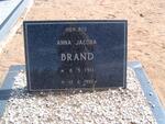 BRAND Anna Jacoba 1911-1992