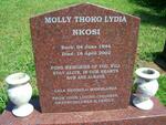 NKOSI Molly Thoko Lydia 1944-2002