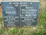 FERGUSON Duncan 1888-1948 & Williamina Margaret McINTYRE 1891-1963