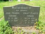 GORDON John Fraser 1881-1928 & Violet Gladys 1883-1976