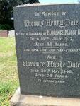 DALE Thomas Henry -1917 & Florence Maude-1948