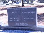 NIEUWOUDT Augus 1925-2002 & Emmerentia 1928-
