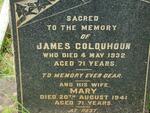 COLQUHOUN James -1932 & Mary -1941