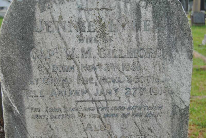LYLE Jennie 1851-1914