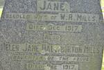 MILLS Jane -1917 :: MILLS Helen Jane Halliburton -1917
