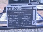 ROUX  Christiaan Frederick, le 1913-1991 & Margaret Joyce 1920-1995