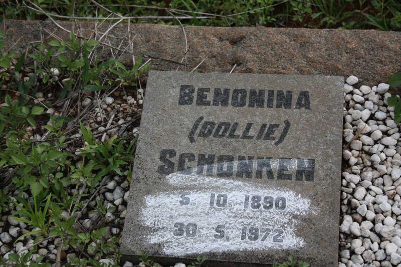 SCHONKEN Benonina 1890-1972