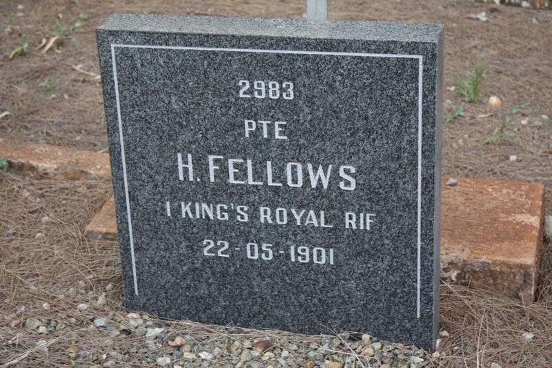 FELLOWS H. -1901