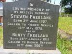 FREELAND Steven 1907-1975 & Bunty 1915-2004