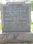 BODEN Anders Gustaf 1896-1959 & Violet Maud BENNETT 1895-1944