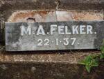 FELKER M.A. -1937