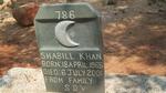 KHAN Shabill 1965-2001