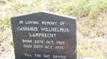 LAMPRECHT Casparus Willhelmus 1925-1977