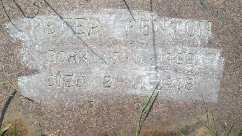 FENTON Peter 1909-1978