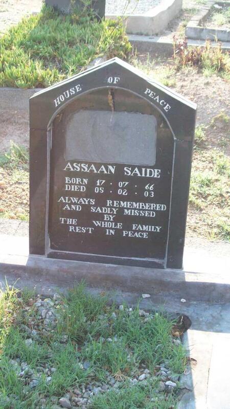 SAIDE Assaan 1966-2003