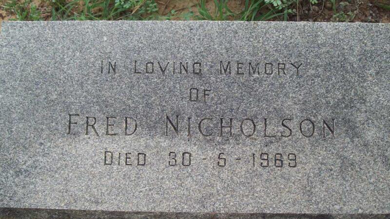NICHOLSON Fred -1969