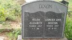 DIXON Leonard John Merton -1977 & Helen Elizabeth -1969