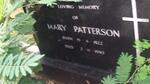 PATTERSON Mary 1922-1990