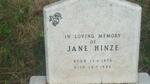 HINZE Jane 1956-1994