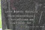 ? Lanie Sophie Mathilda nee WESTERMEYER 1916-1984