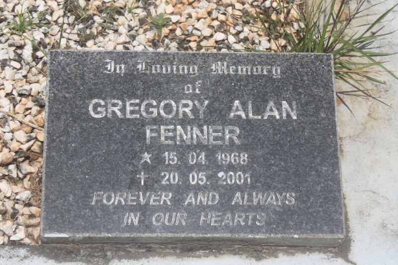 FENNER Gregory Alan -1968-2001