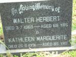 LEECH Walter Herbert -1969 & Kathleen Marguerite -1991