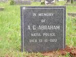 ABRAHAM A.G. -1922