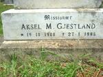 GJESTLAND Aksel M. 1900-1986