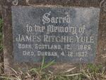 YULE James Ritchie 1869-1937