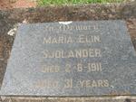 SJOLANDER Maria Elin -1911