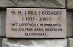 BOSHOFF W.H. 1937-2009