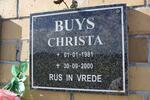 BUYS Christa 1981-2000