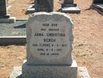 BERGH Anna Christina geb LOUW 1871-1961