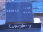 LIEBENBERG Hendrik C.B. 1903-1978