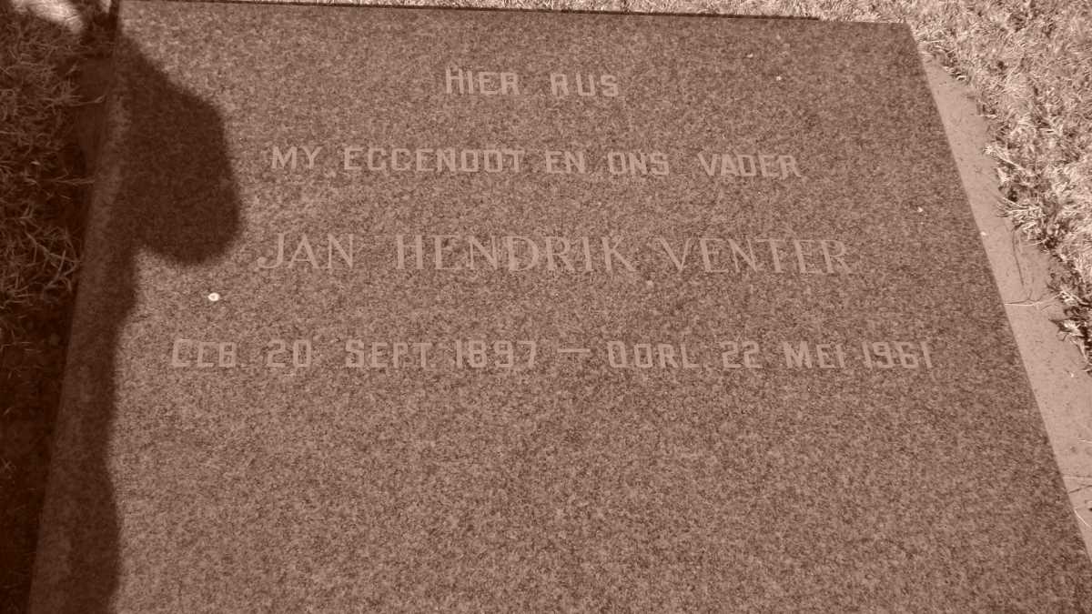 VENTER Jan Hendrik 1897-1961