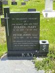 KAY Peter John 1919-1993 & Colleen Mary 1929-1993