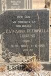 LOURENS Catharina Petronella nee KRIEL 1909-1968