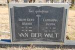 WALT Douw Gert Brandt, van der 1905-1982 & Catharina Jacoba 1913-1977