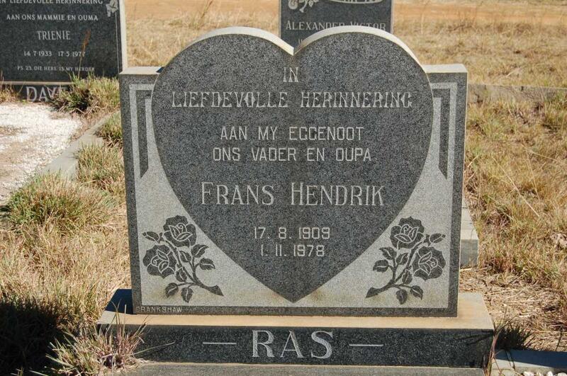 RAS Frans Hendrik 1909-1978