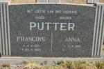 PUTTER Francois 1913-1985 & Anna 1918-